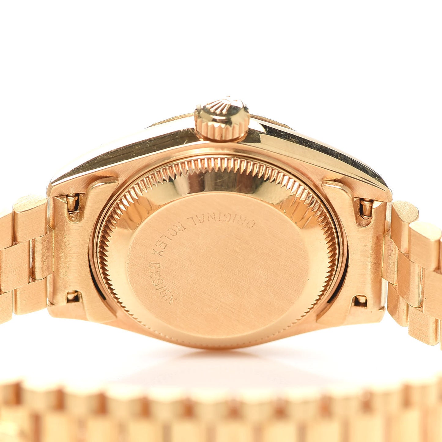 18K Yellow Gold 26mm Datejust President Watch Champagne 69278