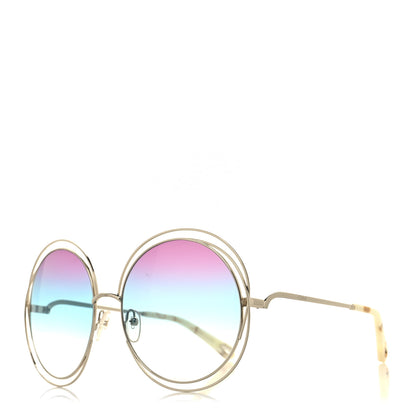 Chloe Oversize Round Carlina Oversized Round Sunglasses CE114S Rainbow 1 of 7