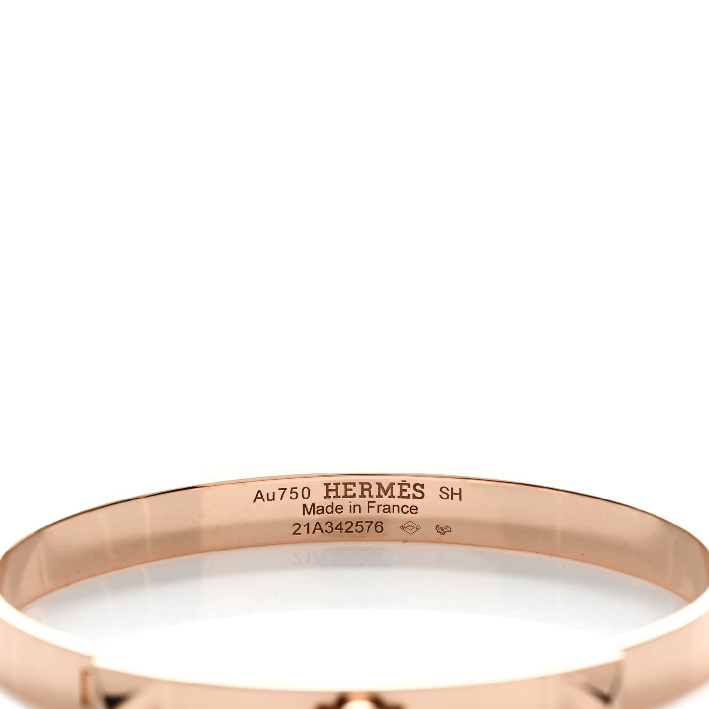 18K Rose Gold PM Collier De Chien Bracelet SH