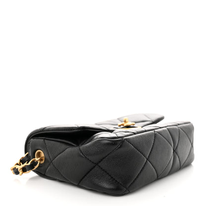 Chanel Lambskin Plexiglass Quilted Coco Love Flap Black 4 of 12