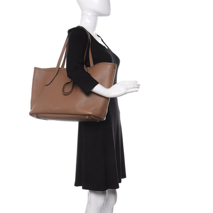 Burberry Grainy Calfskin Medium Honeybrook Tote Dark Sand 2 of 9