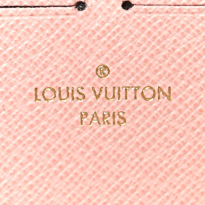 Louis Vuitton Damier Azur Clemence Wallet Rose Ballerine 6 of 7