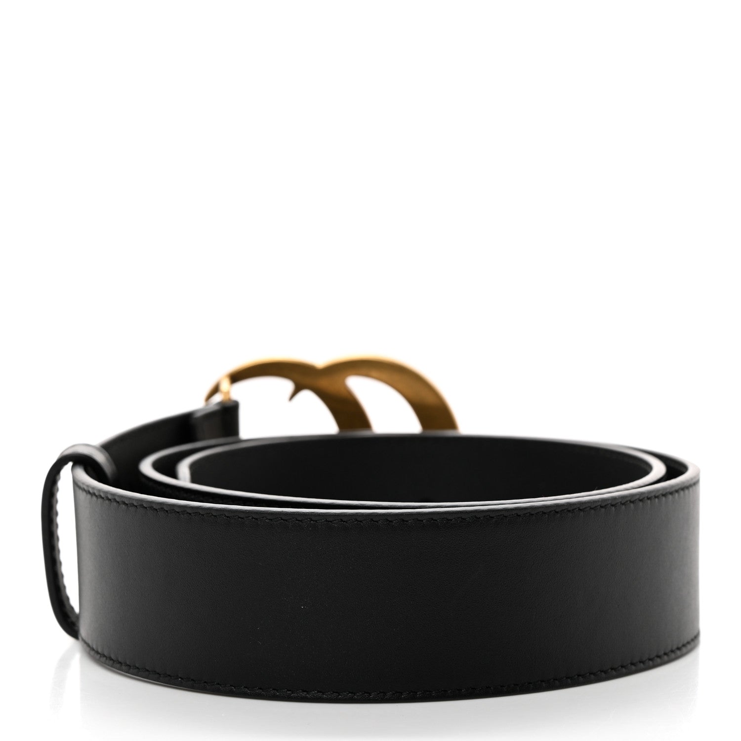 Gucci Calfskin Double G 40mm Belt 75 30 Black 2 of 6