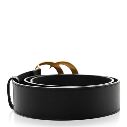 Gucci Calfskin Double G 40mm Belt 75 30 Black 2 of 6