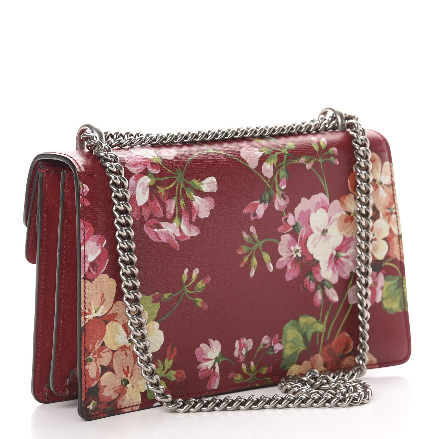 Calfskin Blooms Print Small Dionysus Shoulder Bag Romantic Cherry Multicolor