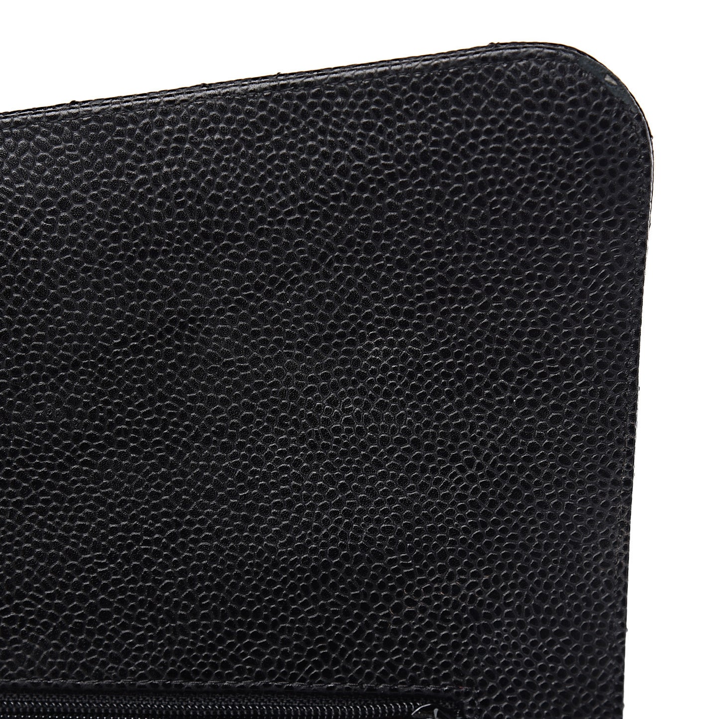 Caviar Quilted Maxi Double Flap Black