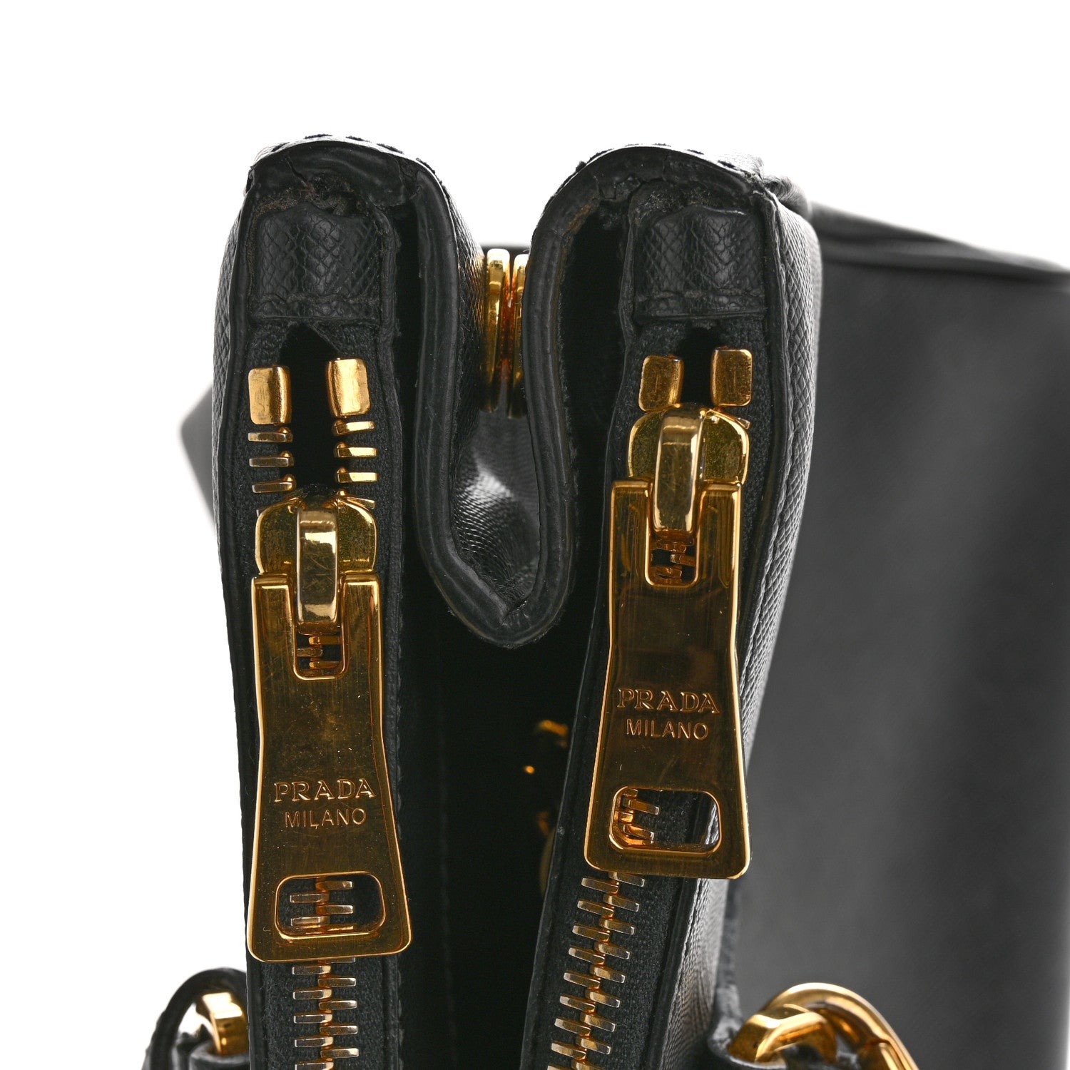 Prada Saffiano Lux Medium Galleria Double Zip Tote Black 13 of 14