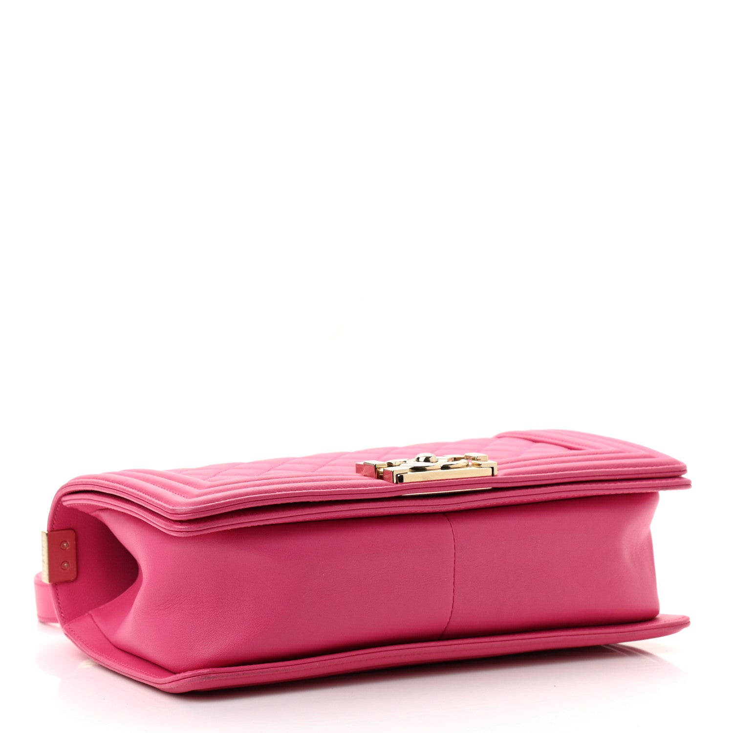 Chanel Calfskin Quilted Medium Boy Flap Fuchsia 4 of 10