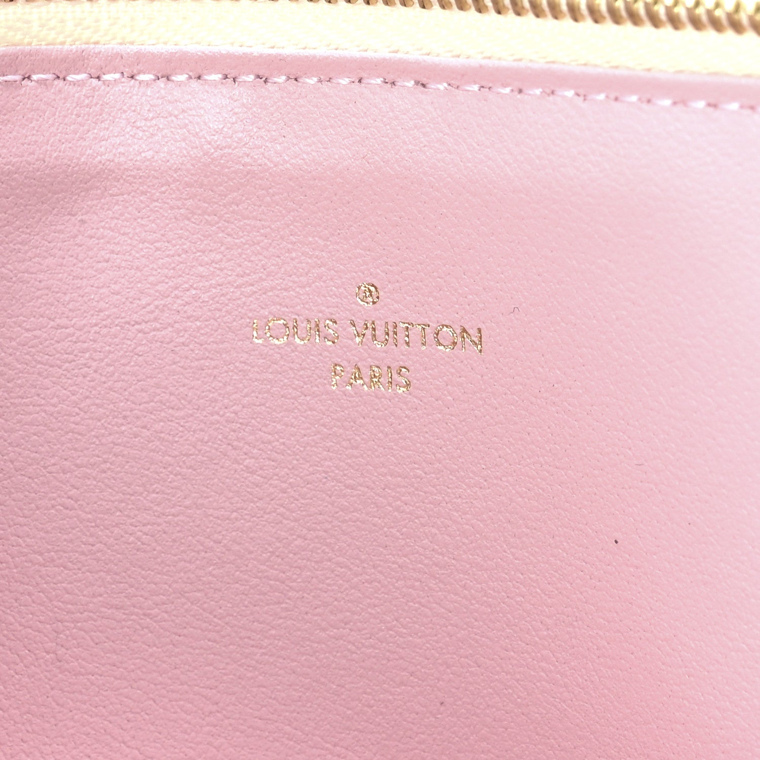 Louis Vuitton Damier Azur Pochette Felicie Chain Wallet Rose Ballerine 10 of 17