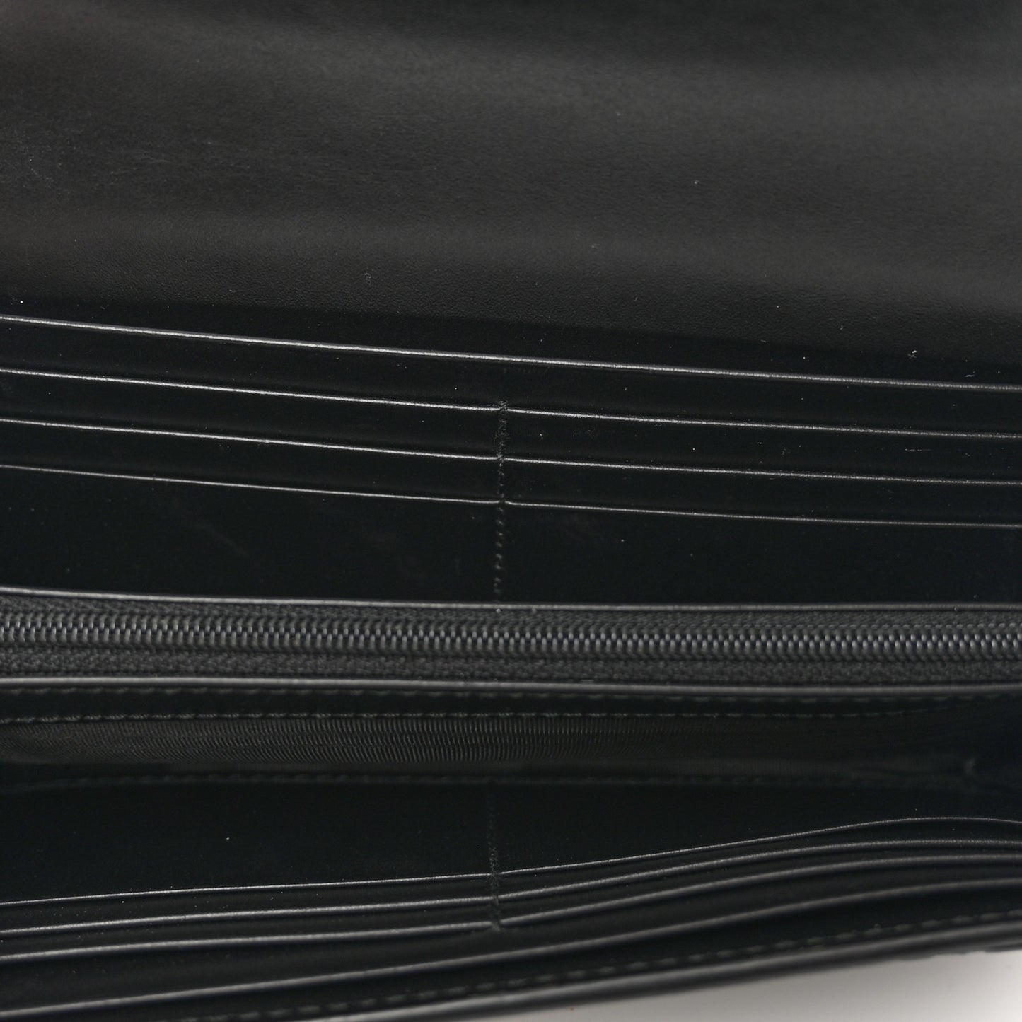 Guccissima Signature Crystal Cat Flap Wallet Black