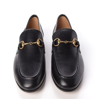 Gucci Calfskin Womens Jordaan Loafers 34 Black 3 of 11
