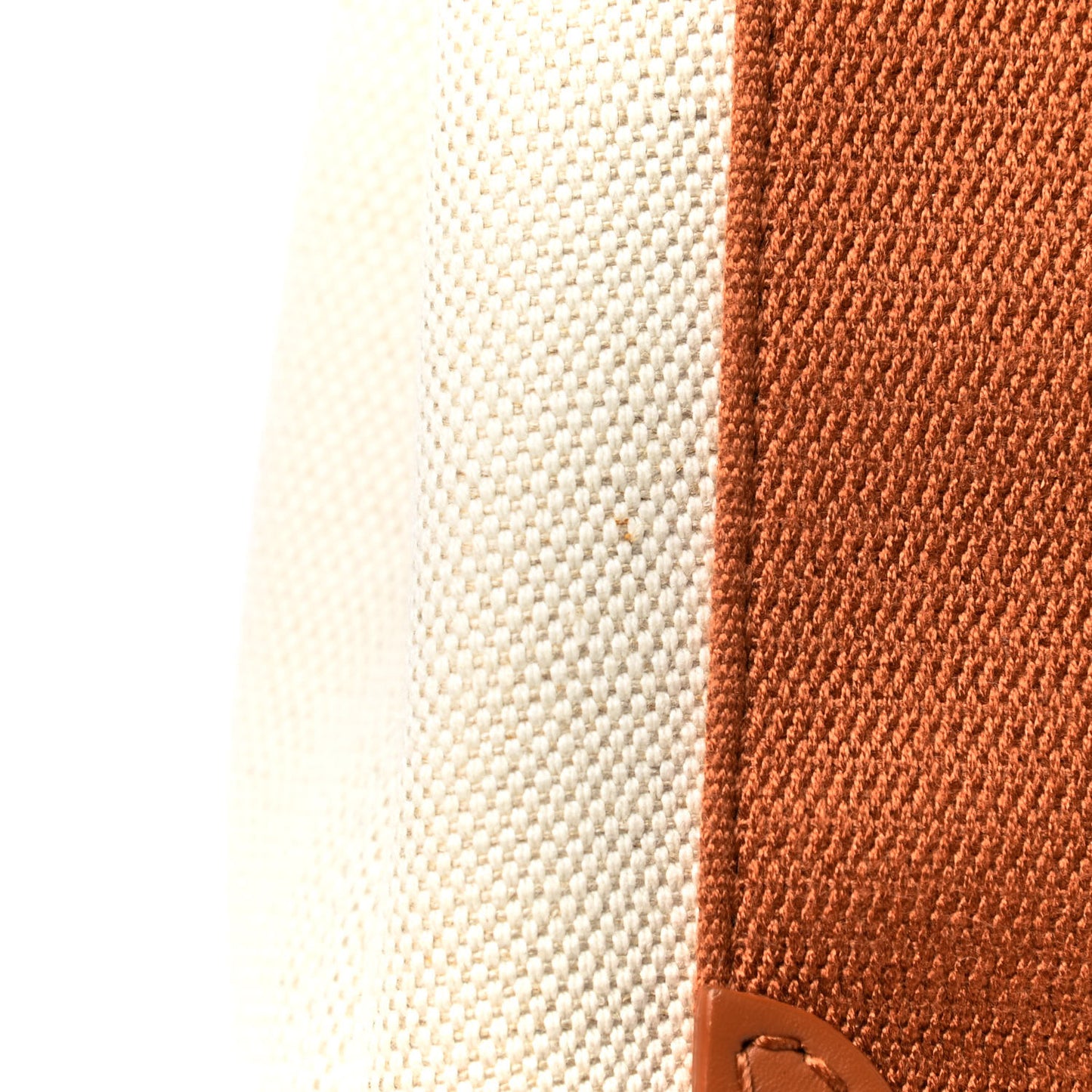 Cotton Canvas Satin Calfskin Navy Cabas XS Naturel Caramel