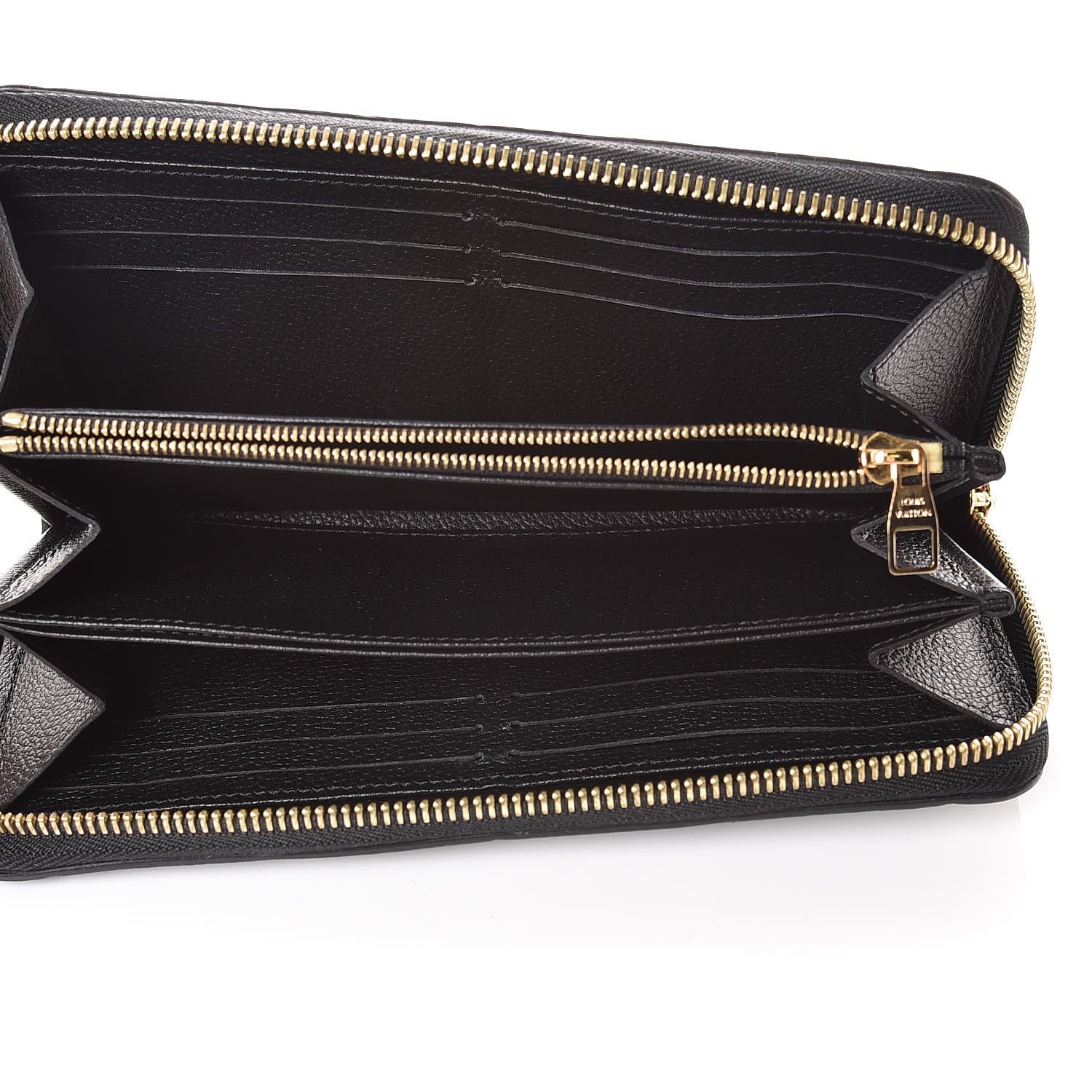 Louis Vuitton Empreinte Zippy Wallet Black 5 of 8