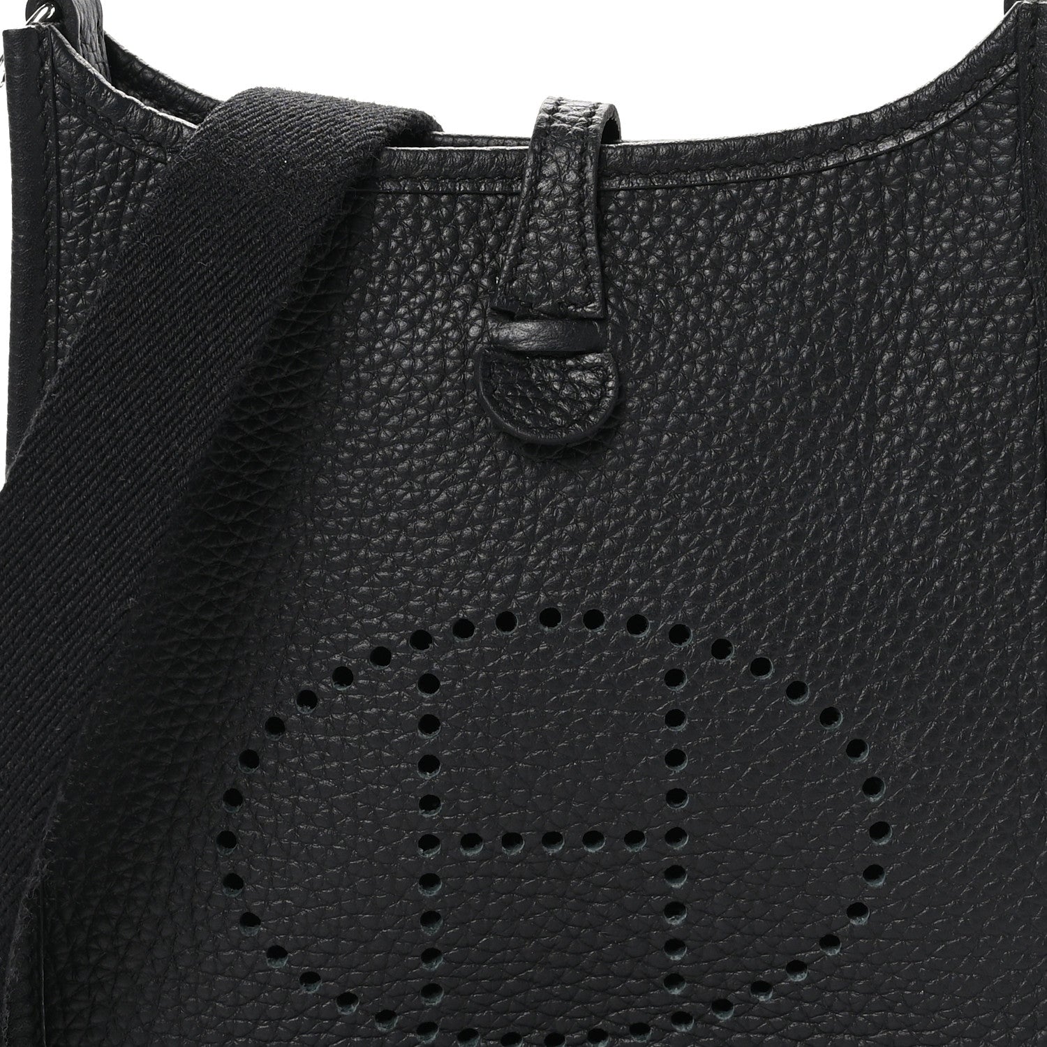 Hermes Taurillon Clemence Evelyne TPM Black 8 of 10