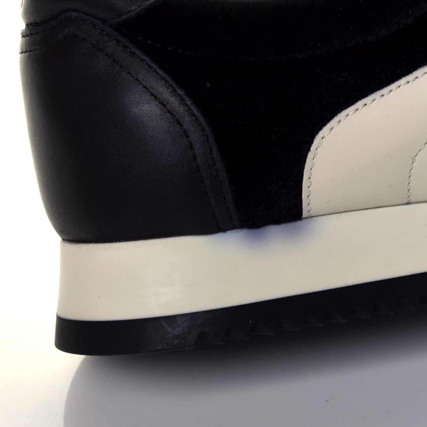 Velvet Mix Diorun Sneakers 40 Black Off White