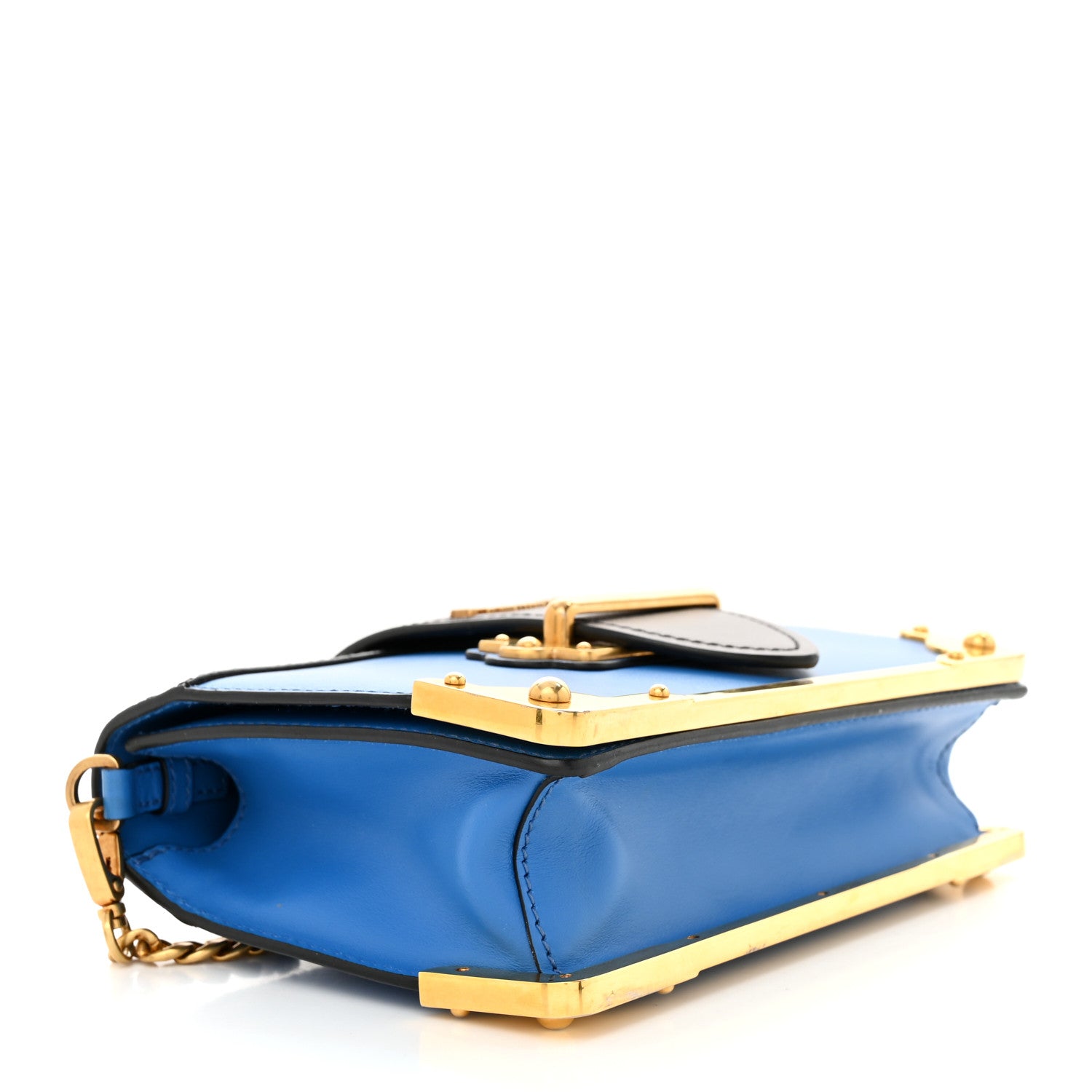 Prada City Calf Saffiano Cahier Bag Marea Black 4 of 9