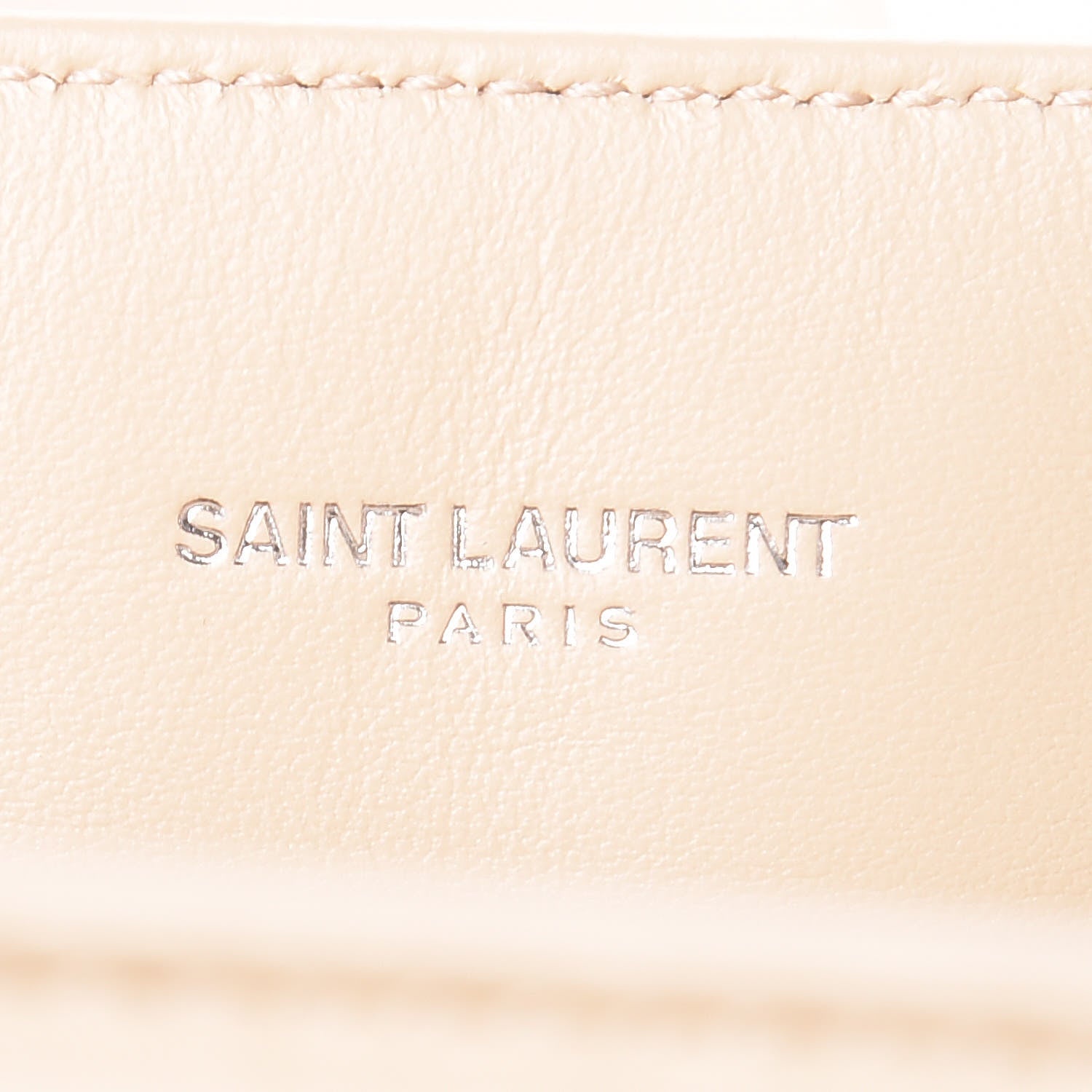 Saint Laurent Calfskin Y Quilted Monogram Large Loulou Shopper Nude Powder 6 of 12