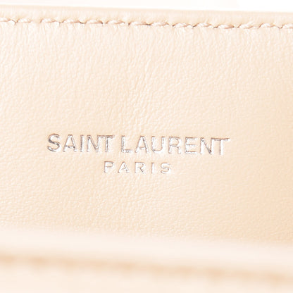 Saint Laurent Calfskin Y Quilted Monogram Large Loulou Shopper Nude Powder 6 of 12
