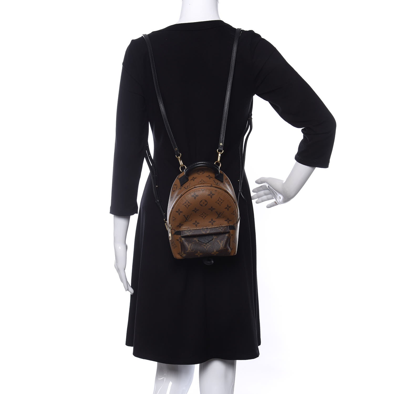 Louis Vuitton Reverse Monogram Palm Springs Backpack Mini 2 of 12