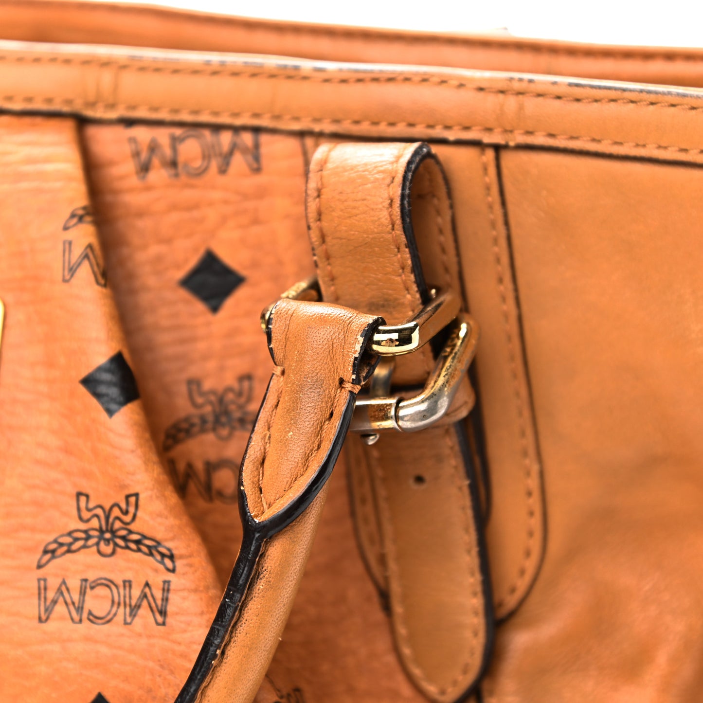 Visetos Essentials Shopper Tote Small Cognac