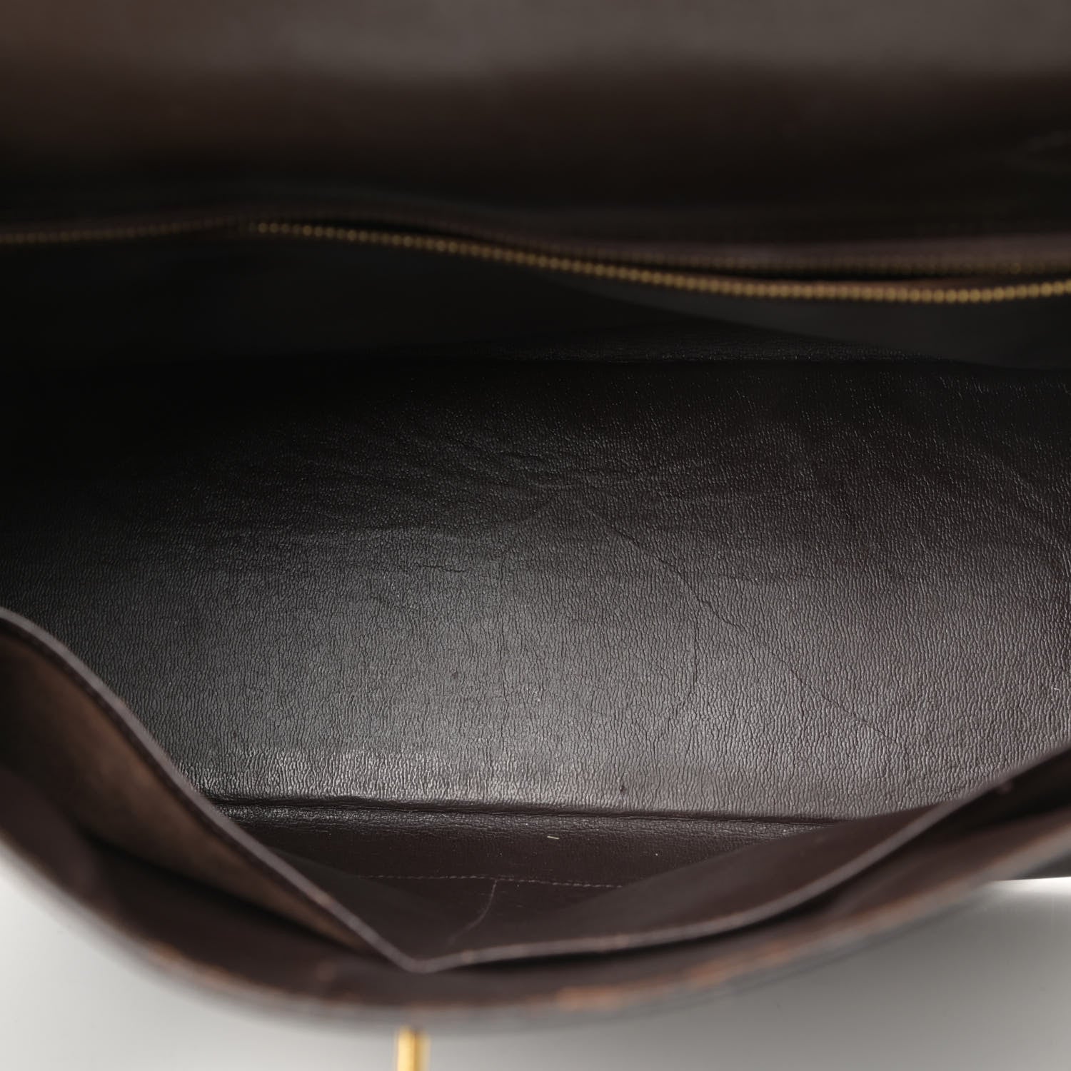 Hermes Box Kelly Retourne 32 Chocolate 13 of 21