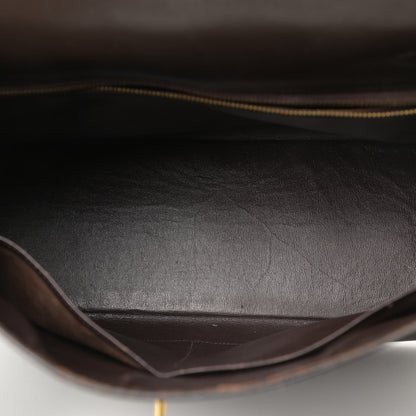 Hermes Box Kelly Retourne 32 Chocolate 13 of 21