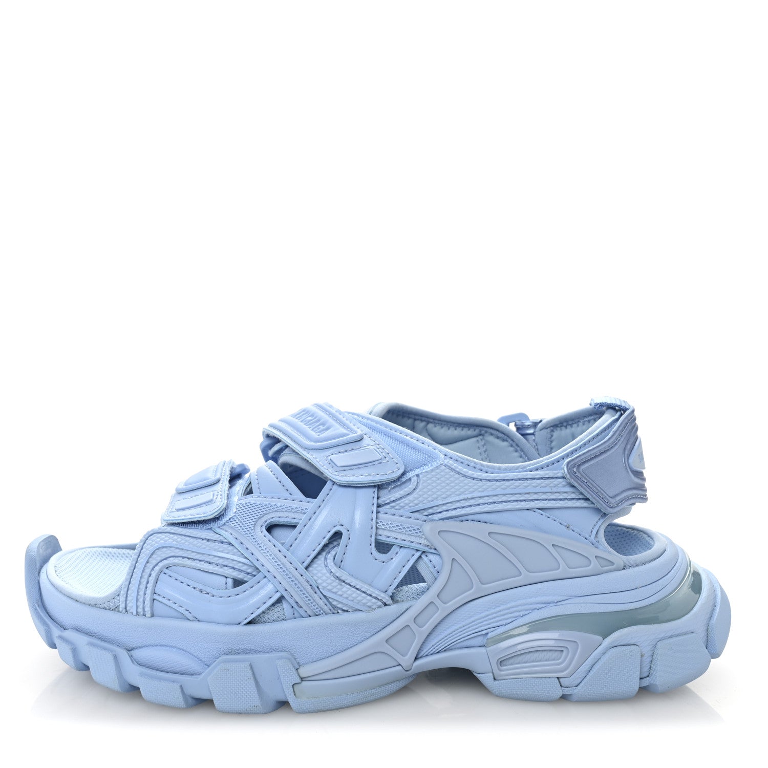 Balenciaga Neoprene Rubber Womens Track Sandals6 Baby 36 Light Blue 1 of 9