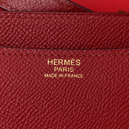 Hermes Epsom Enamel Constance 24 Rouge Grenat 6 of 13