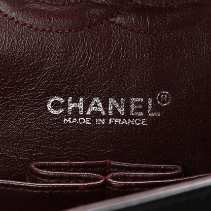 Chanel Lambskin Quilted Medium Double Flap Black 6 of 10