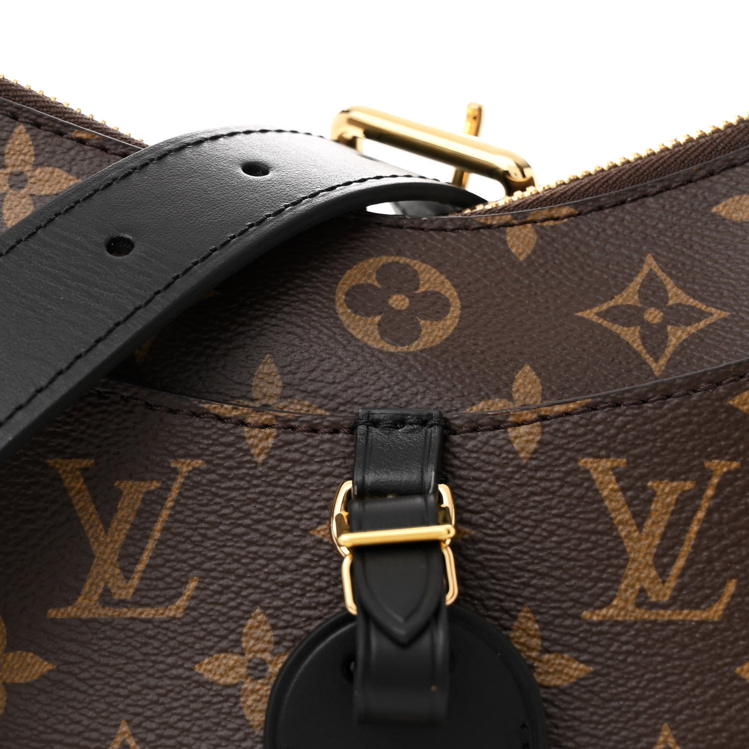 Louis Vuitton Monogram Odeon MM Black 7 of 9