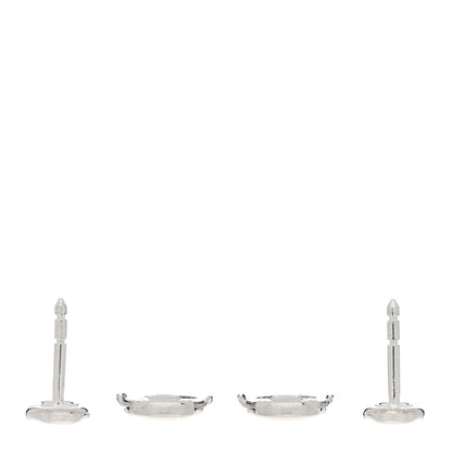Hermes Sterling Silver TPM Farandole Earrings 3 of 5