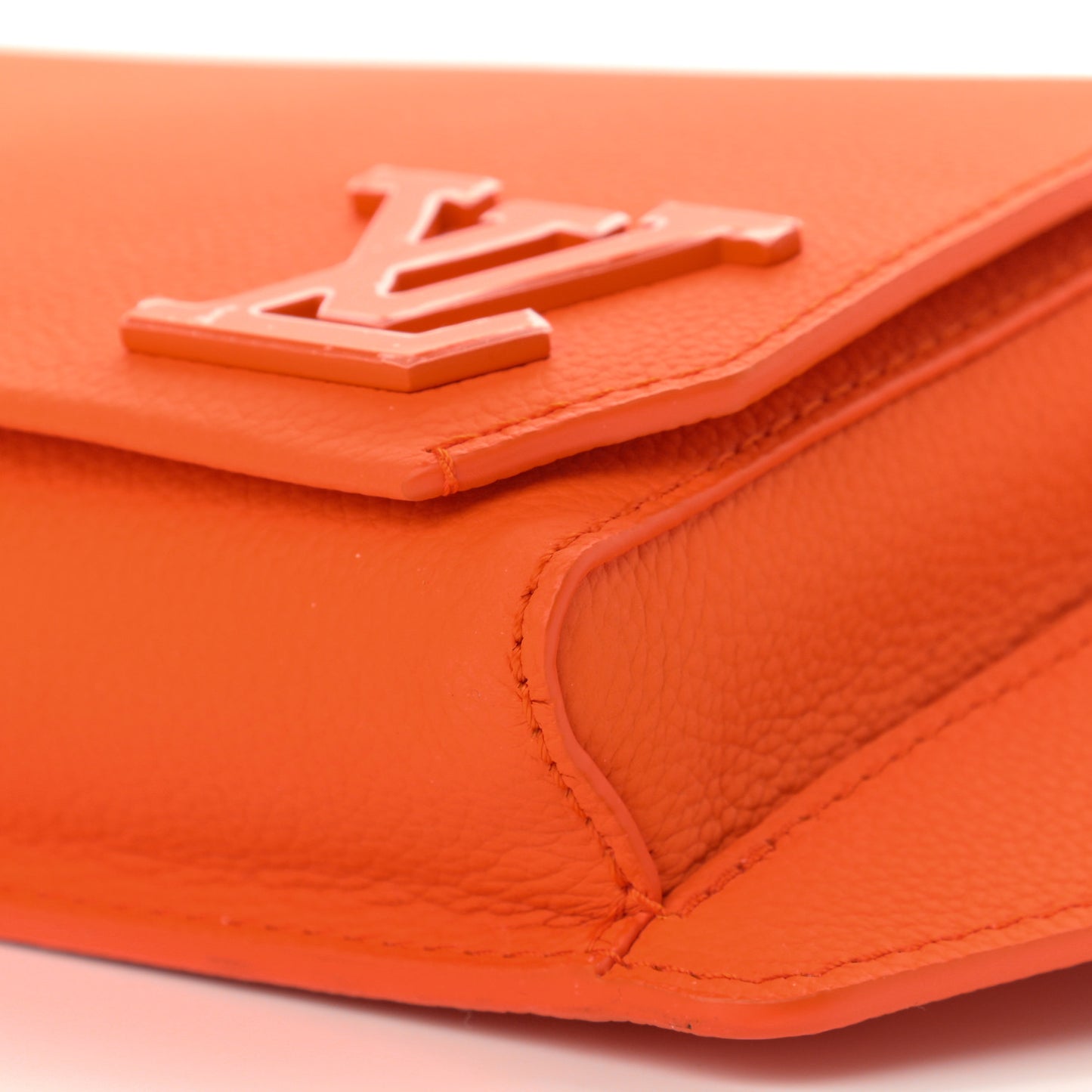 Grained Calfskin Aerogram New Sling Orange