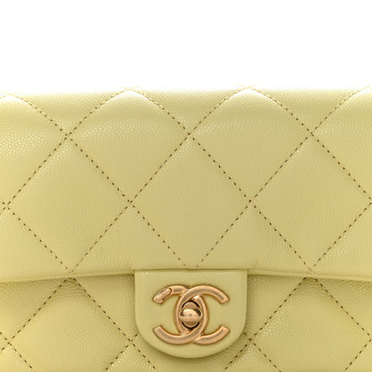 Chanel Shiny Caviar Belt Bag Light Green 8 of 10