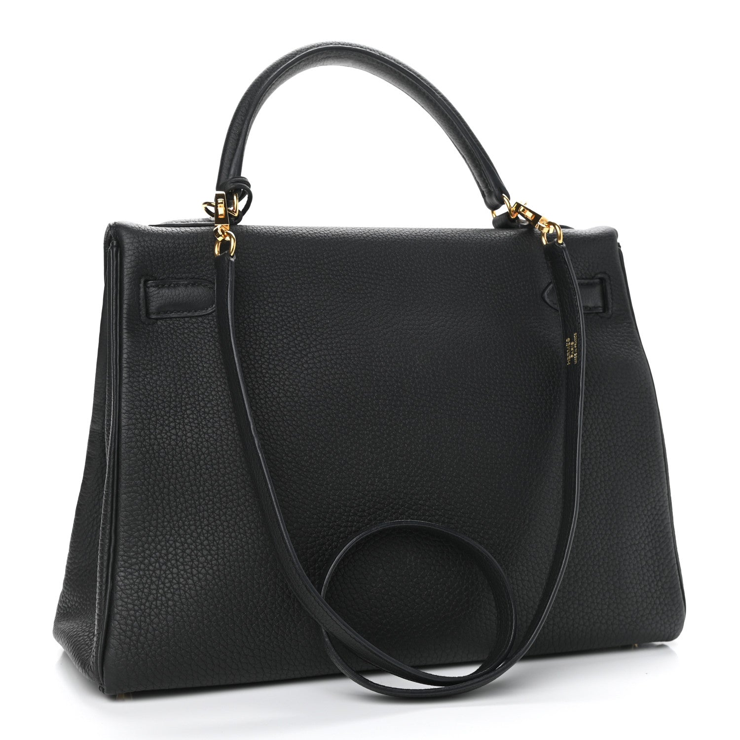 Hermes Togo Kelly Retourne 32 Black 3 of 10