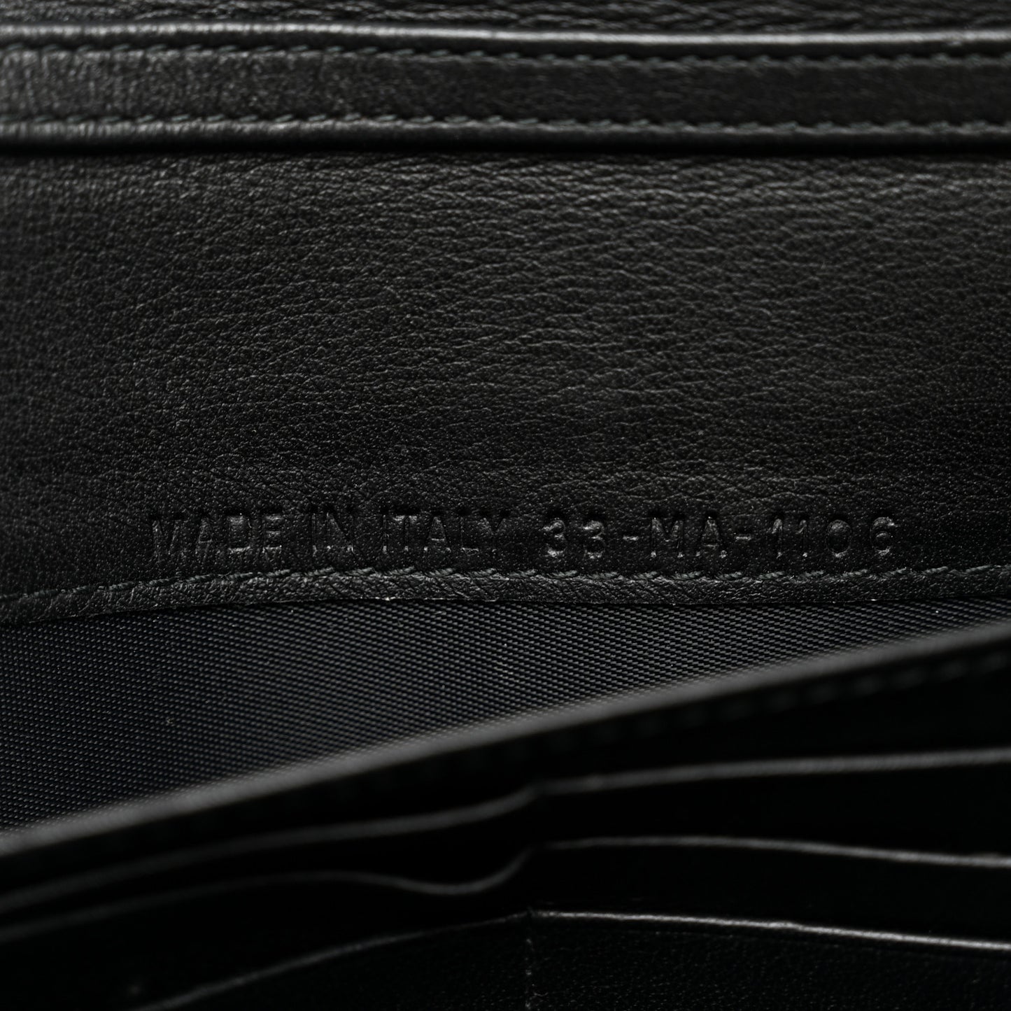 Patent Cannage Miss Dior Chain Wallet Black