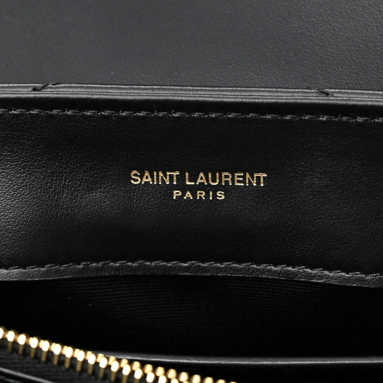 Saint Laurent Calfskin Y Quilted Monogram Small Loulou Chain Satchel Black 6 of 11