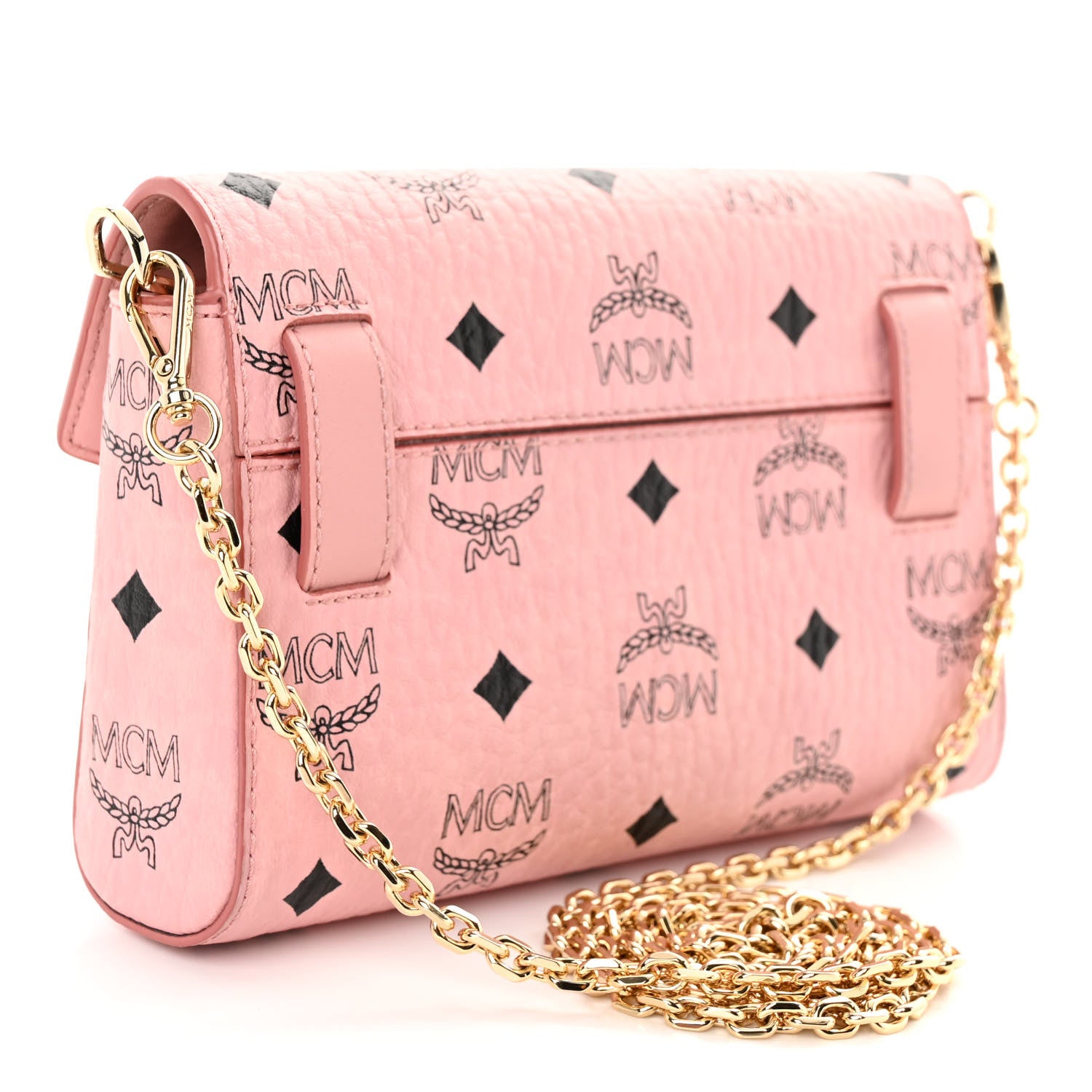 MCM Visetos Small Millie Belt Bag Pink 3 of 10