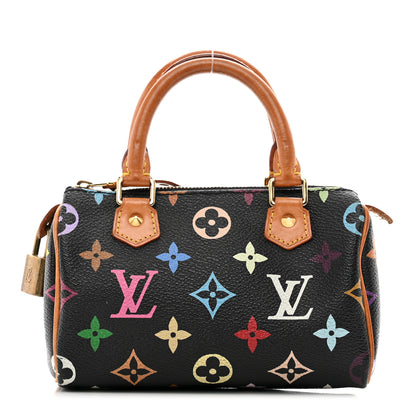 Louis Vuitton Monogram Multicolor Mini Sac HL Speedy Black 1 of 10