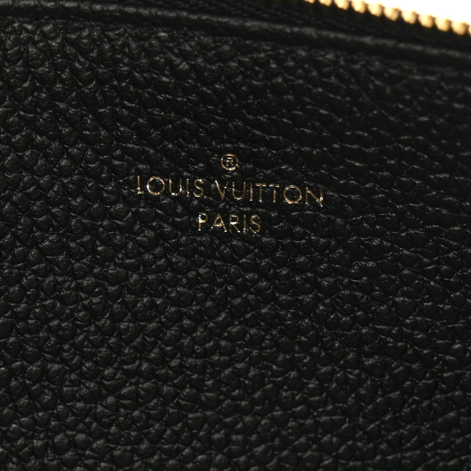 Louis Vuitton Empreinte Monogram Giant Crafty Pochette Felicie Zippered Insert Black 6 of 6