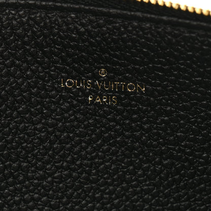 Louis Vuitton Empreinte Monogram Giant Crafty Pochette Felicie Zippered Insert Black 6 of 6