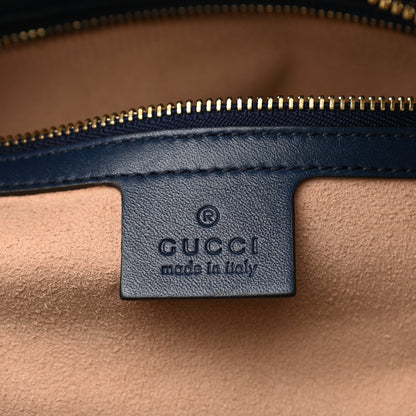 Gucci Guccissima Signature Large Chain Shoulder Bag Blue 6 of 11