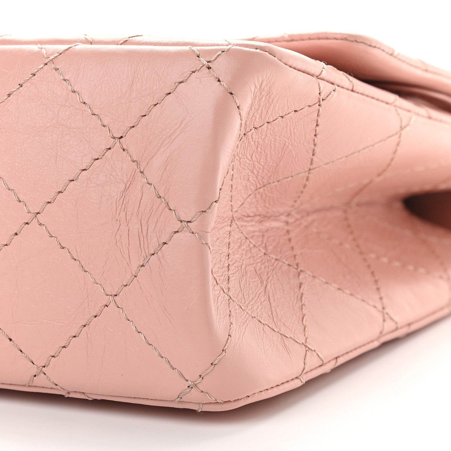 Chanel Aged Calfskin Quilted 2.55 Reissue 226 Flap Pink 9 of 9