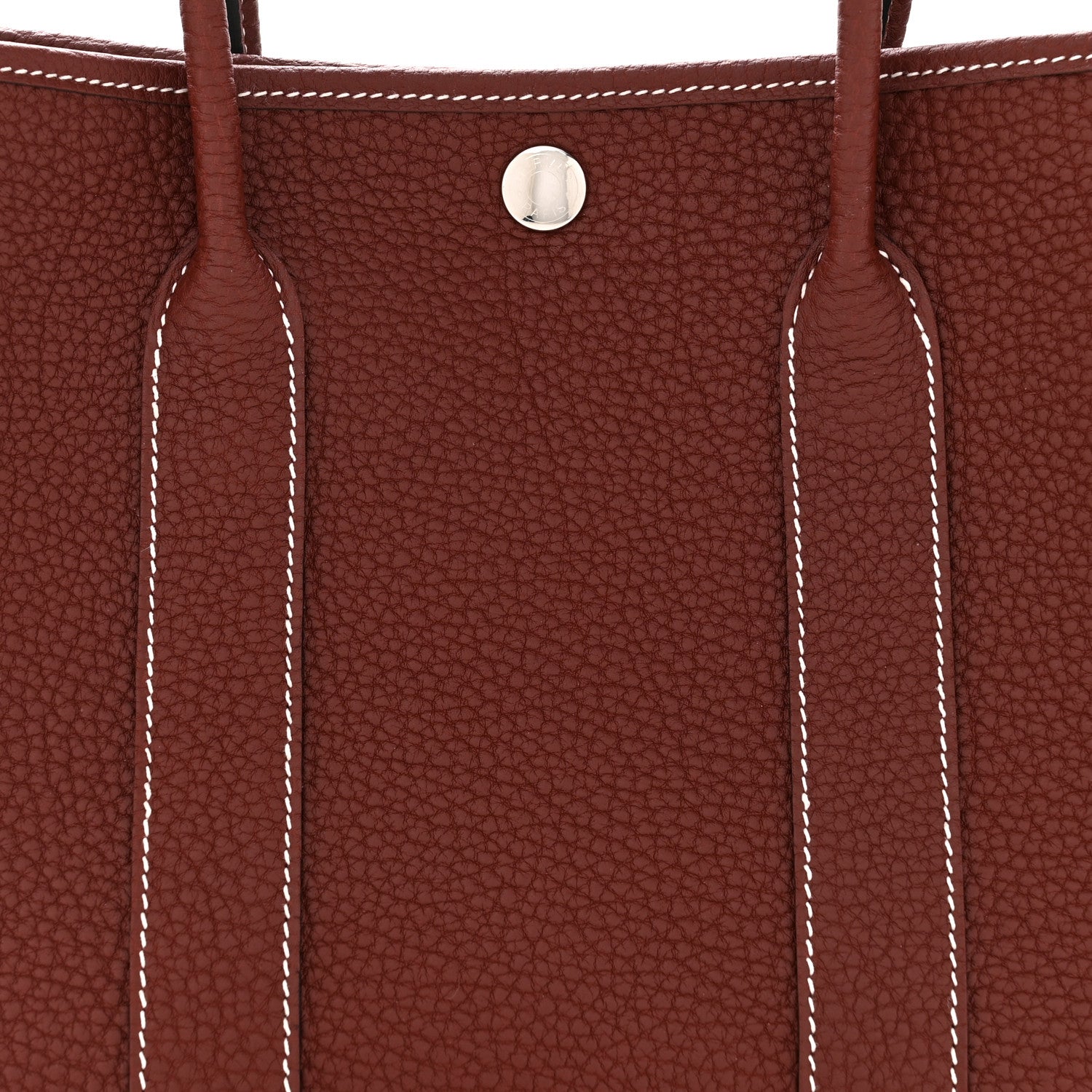 Hermes Negonda Garden Party Tote 30 TPM Rouge H 8 of 11