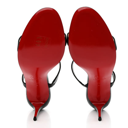 Christian Louboutin Kid Lock Me 85 Slide Sandals 41 Black 5 of 12