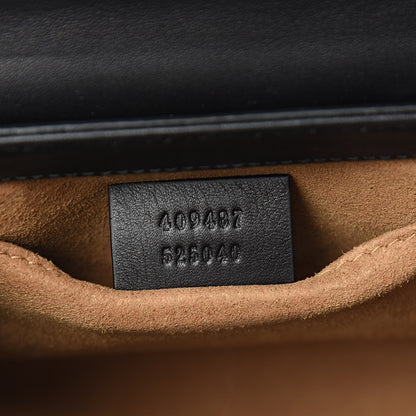 Gucci GG Supreme Monogram Calfskin Small Padlock Shoulder Bag Beige Black Cuir 7 of 10