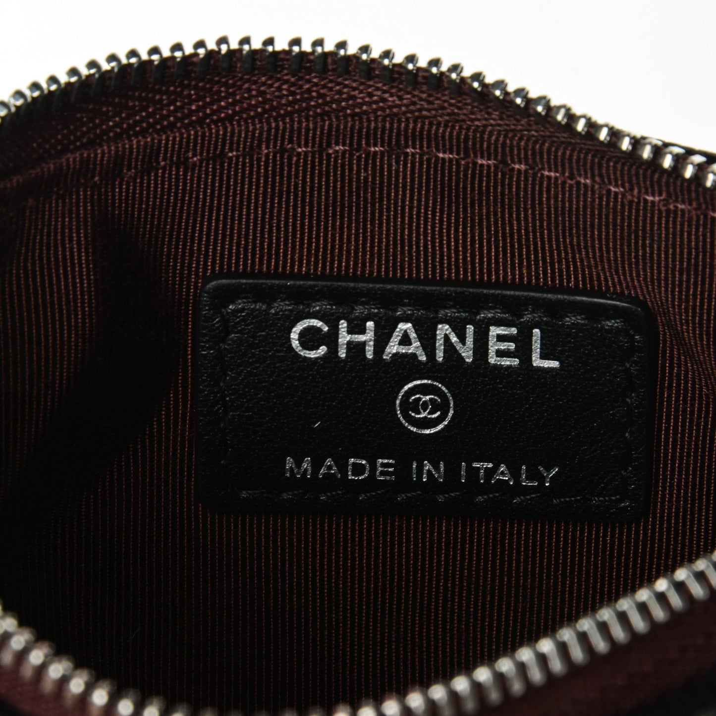 Caviar Quilted Small Cosmetic Case Black