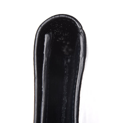 Saint Laurent Textured Patent Calfskin Large Belle De Jour Clutch Deep Marine 12 of 16