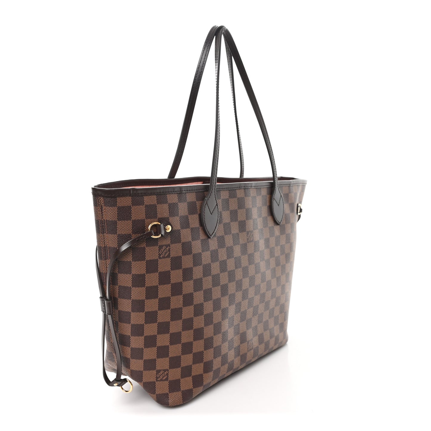 Damier Ebene Neo Neverfull MM Rose Ballerine