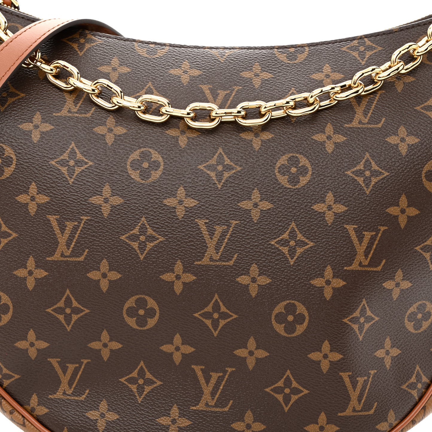 Reverse Monogram Loop Hobo