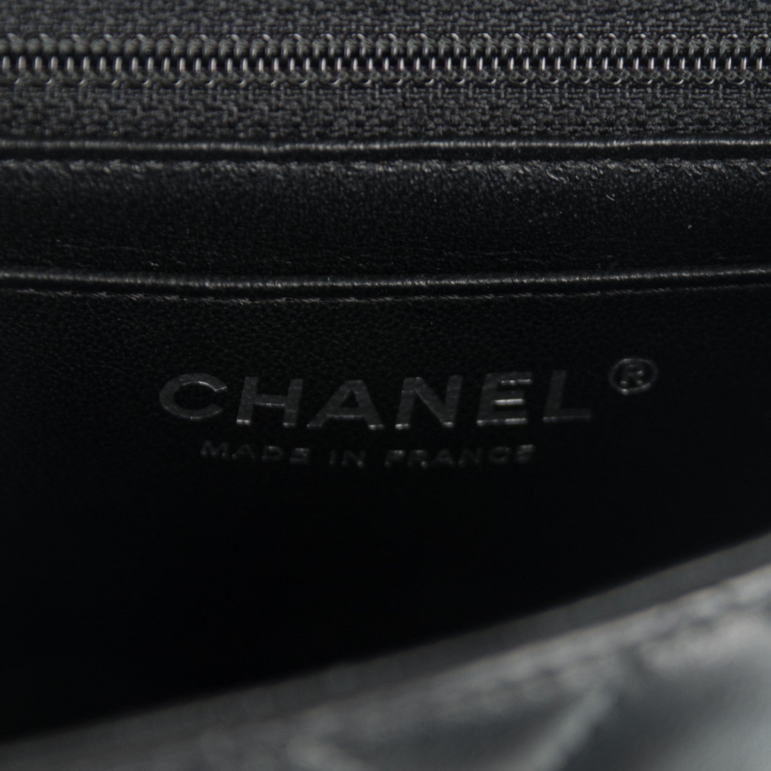 Chanel Lambskin Quilted Mini Square Flap Black 7 of 8